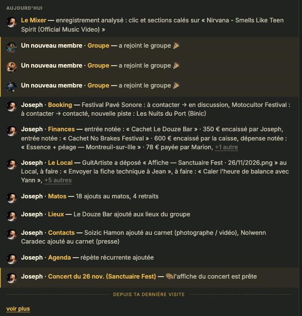 La carte Quoi de neuf
